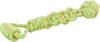 Corde de jeu avec balle tressée pour chien 38 cm