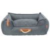 Panier Lit Föhr Soft gris pour chien