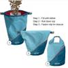 Sac de transport Croquettes Kibble Bleu pour chien