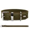 Collier en cuir Aalborg Spécial olive pour chien Hunter