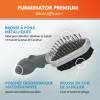 FURminator Brosse double pour chien et chat