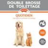 FURminator Brosse double pour chien et chat