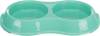 Gamelle double pour chat en plastique 0,2 L