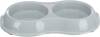 Gamelle double pour chat en plastique 0,2 L
