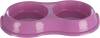 Gamelle double pour chat en plastique 0,2 L