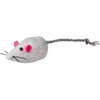 Souris pour chat en polyester avec catnip et clochette