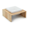 Hami Form Gamelle support Bois&Céramique pour chat et petit chien