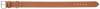 Collier en cuir gras marron pour chien