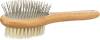 Brosse double face en bambou pour chaton