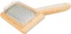 Brosse souple en bambou pour chien