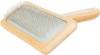 Brosse souple en bambou pour chien