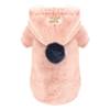 Milk & Pepper Sweat en fourrure rose IRINA pour chien