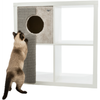 Couchage chat pour étagère avec griffoir 37x70 cm
