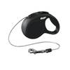 FLEXI Laisse longe chat 3 mètres noire XS