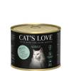 Cat's Love Pâtée Dinde et Huile de saumon pour Chat