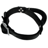 Collier avec poignée pour gros chien noir