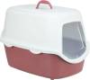 Maison de toilette pour chat Vico avec couvercle baie
