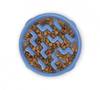 Gamelle anti-glouton bleue pour chien