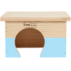 Maison en bois pour souris et hamster 11 x 14 cm