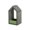 Mangeoire en bois Oslo vert 15mm Zolux pour oiseau