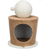 Maisonnette pour chat avec boule griffoir Ø 36 cm
