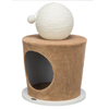 Maisonnette pour chat avec boule griffoir Ø 36 cm
