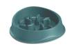 Gamelle antidérapante pour chien glouton slow feeder verte