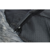 Coussin rond pour chien et chat Yelina, peluche poil long 55 cm