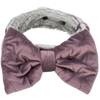 Collier nœud papillon velours pour chien