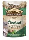 CARNILOVE Sachet fraîcheur chat sans céréales Faisan et Framboisier