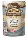 CARNILOVE Sachet fraîcheur pour chat sans céréales truite et échinacée