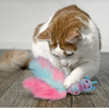 KONG Jouet pour chat Wubba caticorn