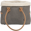 Sac transport peluche douillette pour chien