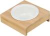 Gamelle chat bois, support bambou Design ø 12 cm