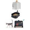 Maison de toilette Rotho Biala avec filtre et pelle pour Chat