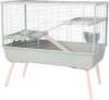 Cage lapin sur pied 100 cm, 3 étages