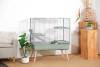 Cage lapin sur pied 100 cm, 3 étages