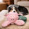 Grosse Peluche XXL Cochon avec squeaker pour chien Bubimex
