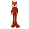 Grosse peluche XXL renard avec squeaker pour chien Bubimex