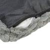Coussin orthopédique mémoire de forme déhoussable gris pour chien