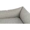 Panier lit chien gris déhoussable et lavable