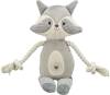 Doudou peluche pour chien raton laveur
