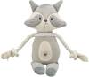 Doudou peluche pour chien raton laveur