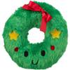 Jouet de Noël pour chien - Couronne de Noël en peluche