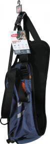 Ceinture sportive pour chien pratique confortable et multi-poches bleu