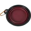 Gamelle souple en silicone rouge pour chien et chat