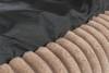 Lit pour chien en peluche douce et velours brun clair