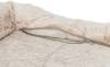 Lit orthopédique beige pour chien