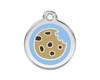 Médaille motif Cookie Bleu pour chien et chat