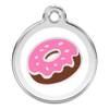 Médaille Motif Donut pour chien et chat